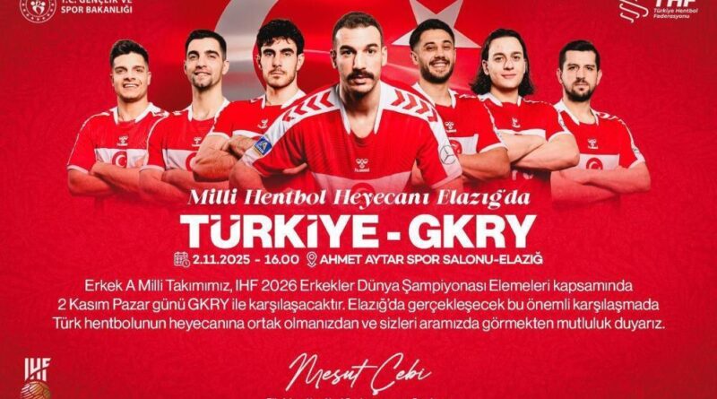 Milli hentbol heyecanı Elazığ’da 1
