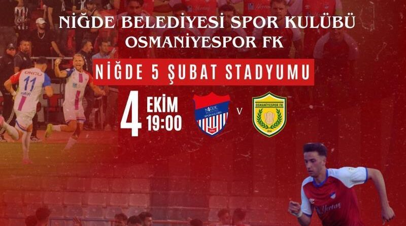 Niğde Belediyespor, Osmaniyespor maçına hazır 1