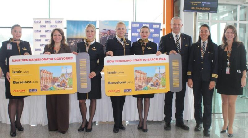 Pegasus Hava Yolları, İzmir’den Barselona’ya direkt uçuş başlattı 1