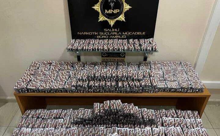 Salihli’de 30 bin adet sentetik uyuşturucu hap ele geçirildi: 4 tutuklama 1