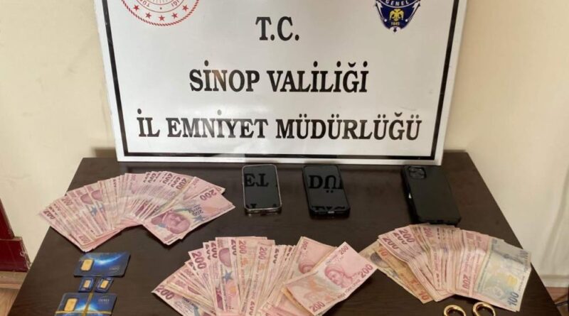 Sinop'ta sahte altın dolandırıcıları yakalandı 1
