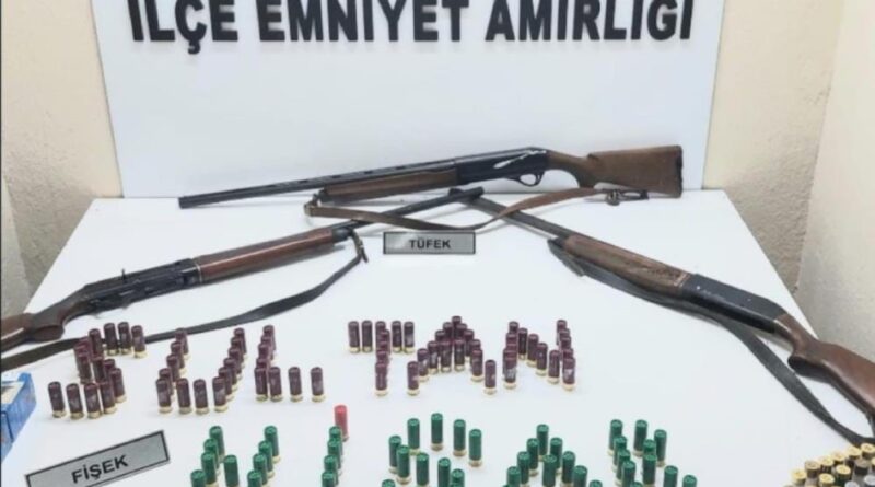 Sultanhisar'da ruhsatsız silah operasyonu: 1 yakalama 1