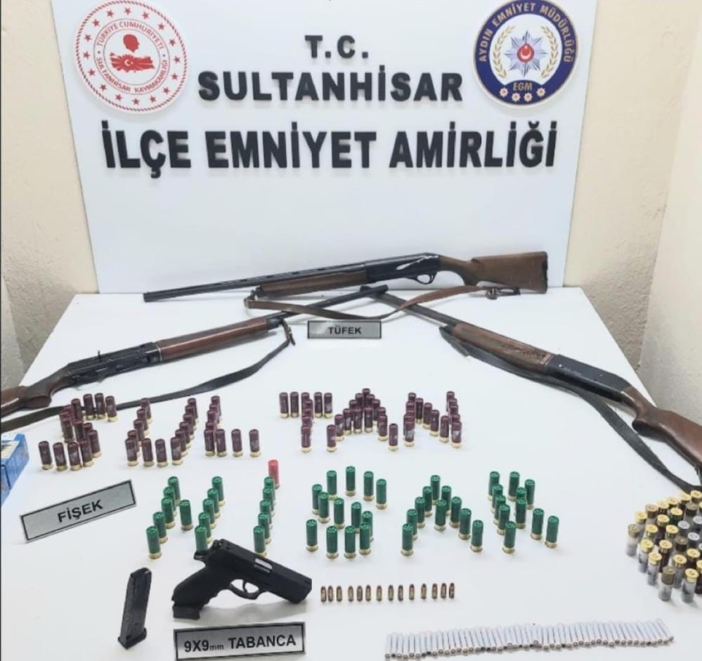 Sultanhisar’da ruhsatsız silah operasyonu: 1 yakalama