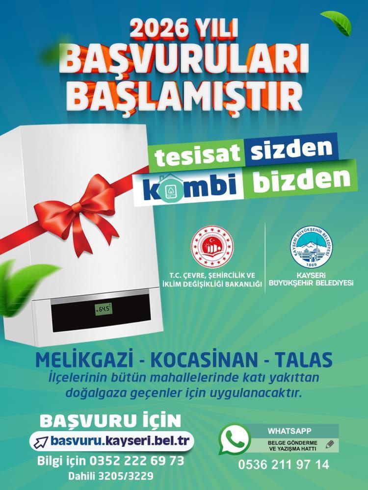 ‘Tesisat sizden kombi bizden’ başvuruları başladı