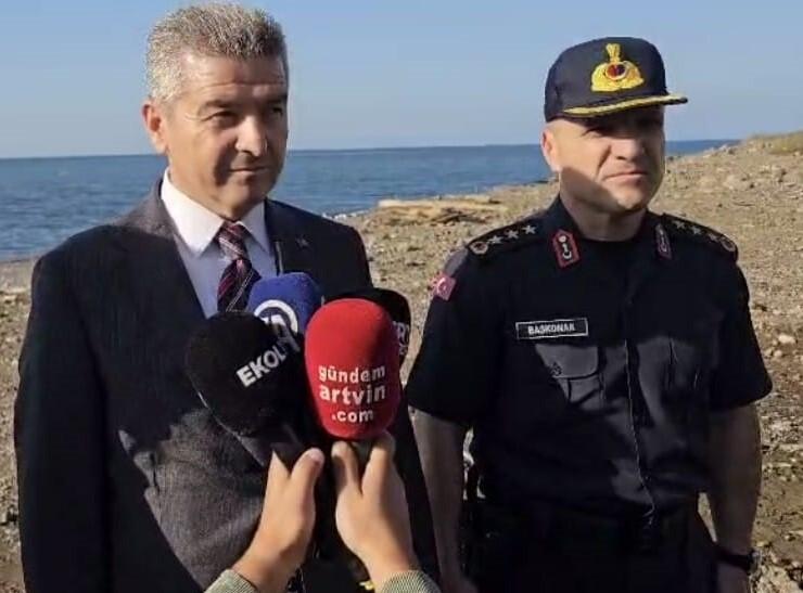Vali Ergün: “Büyük ihtimal Rusya-Ukrayna Savaşı’ndan buraya gelen bir insansız deniz aracı; Ters dönmüş vaziyette olduğunu tahmin ediyoruz”