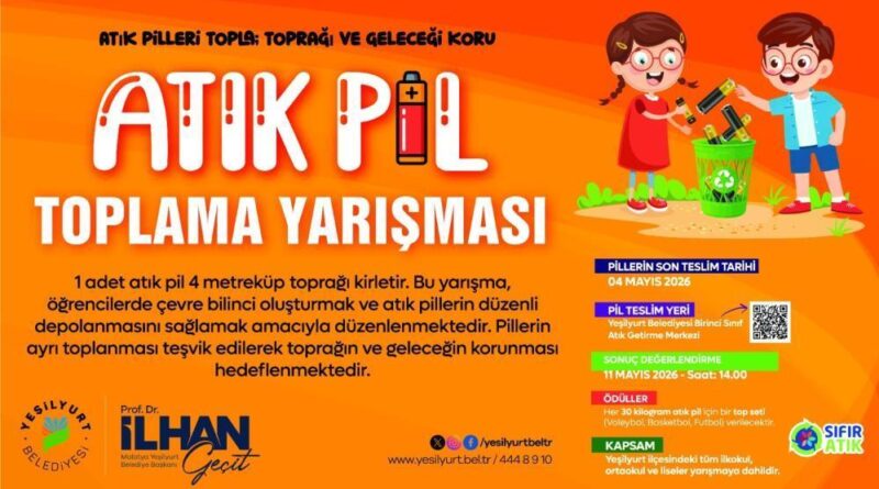 Yeşilyurt’ta çocuklar çevre için geri dönüşümde yarışıyor 1