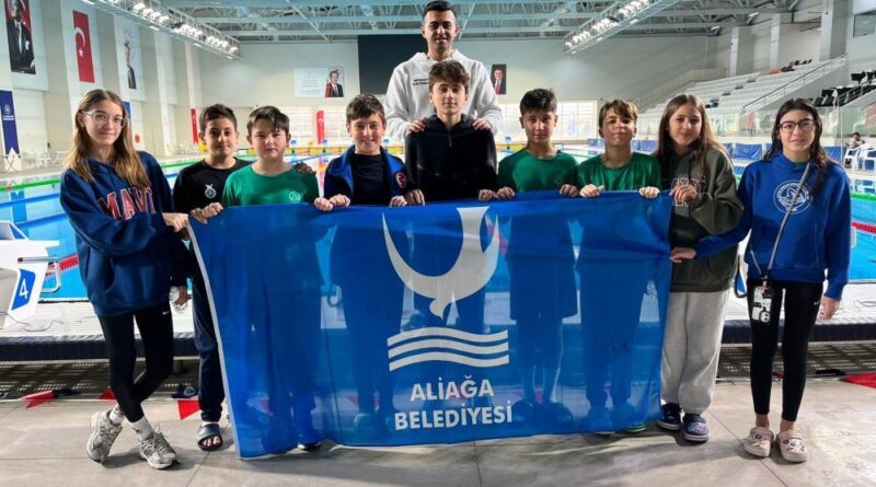 Aliağalı yüzücüler Türkiye finallerine kaldı 1