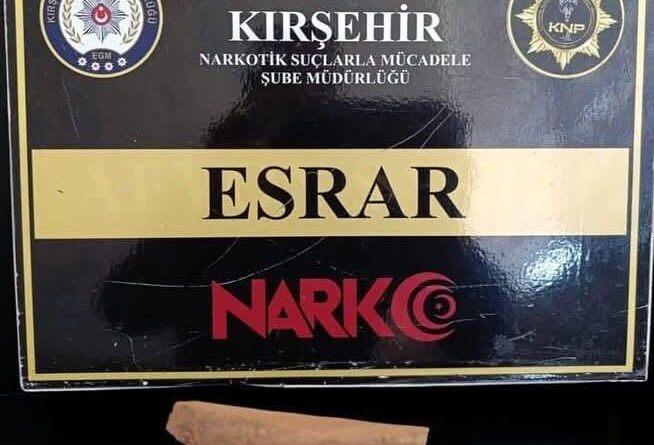 Kırşehir'de narkotik operasyonu: 10 şüpheliye işlem başlatıldı 1