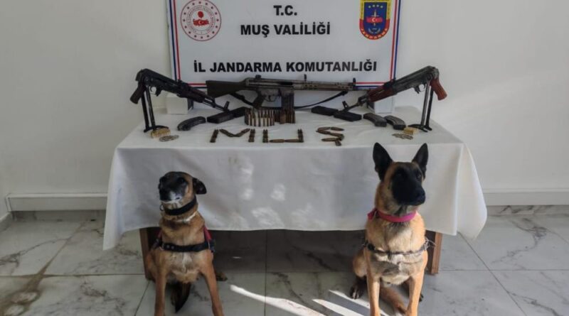 Muş'ta ruhsatsız 3 uzun namlulu silah ele geçirildi 1