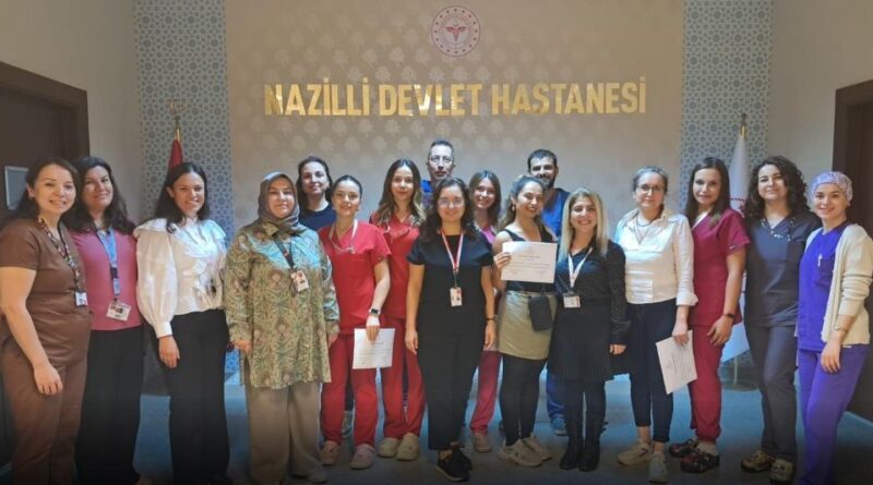 Nazilli’de ameliyathane hemşireleri sertifikalarını aldı 1