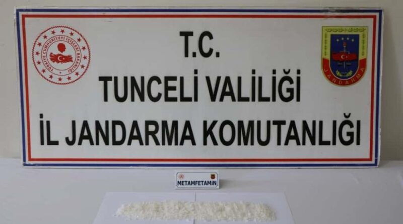 Tunceli’de metamfetamin operasyonu: 3 bin içimlik uyuşturucu ele geçirildi 1